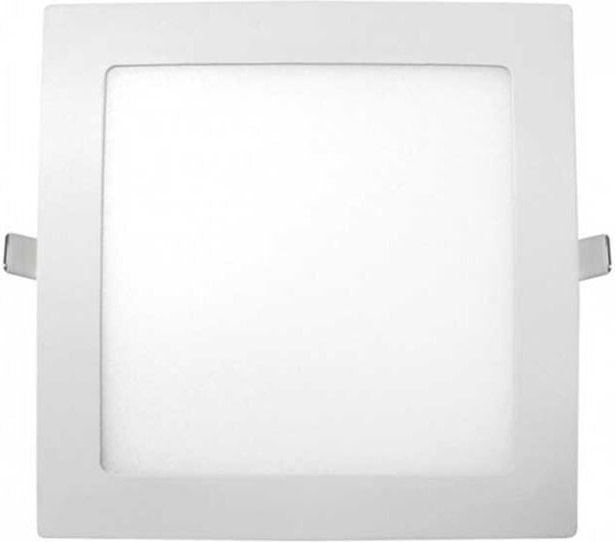 7hsevenon - Eilen Ultraslim Einbau-LED-Downlight, quadratisch, 9 w, 720 lm, 13 x 13 cm, Weiß
