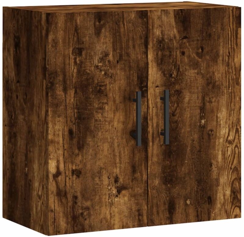 Wandschrank Räuchereiche 60x31x60 cm Holzwerkstoff Vidaxl