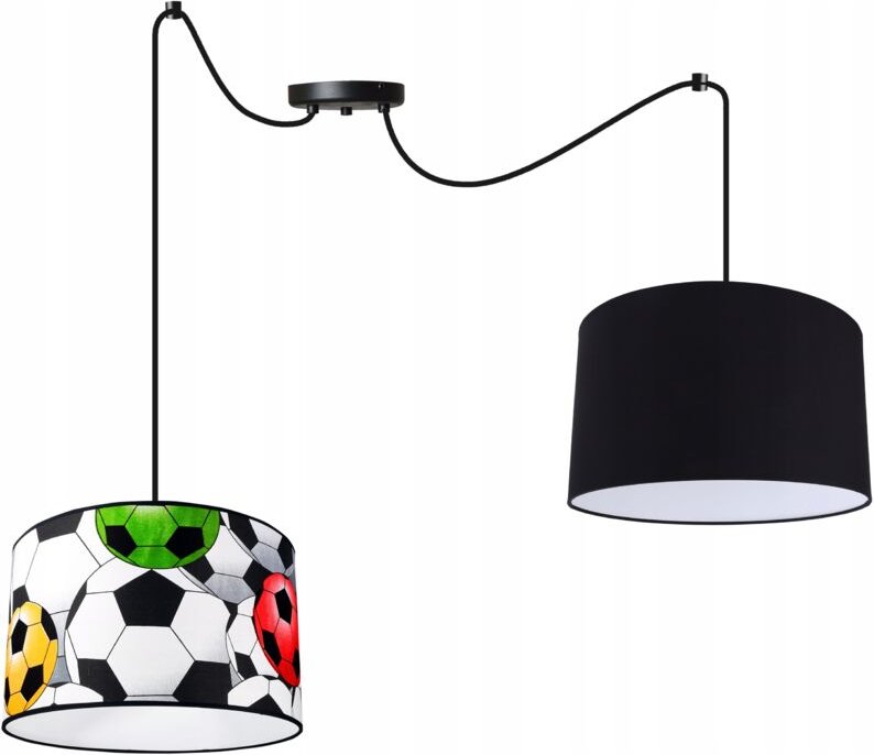 Hängelampe Spinne Lampenschirm Kinder LED Kugeln Mix