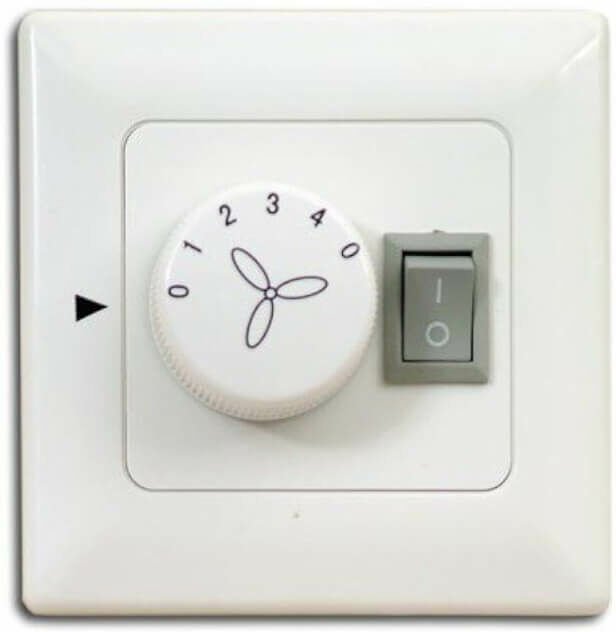 Wand-/Stufenschalter für Deckenventilator mit Licht