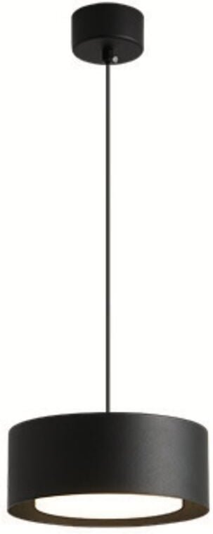 Cilindro P Black - moderne LED-Hängelampe aus Metall