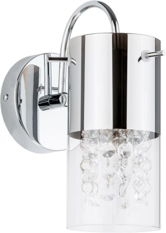 Marqu - Wandleuchte Chrom 1 Leuchte mit klarem Schirm, E14 - Italux