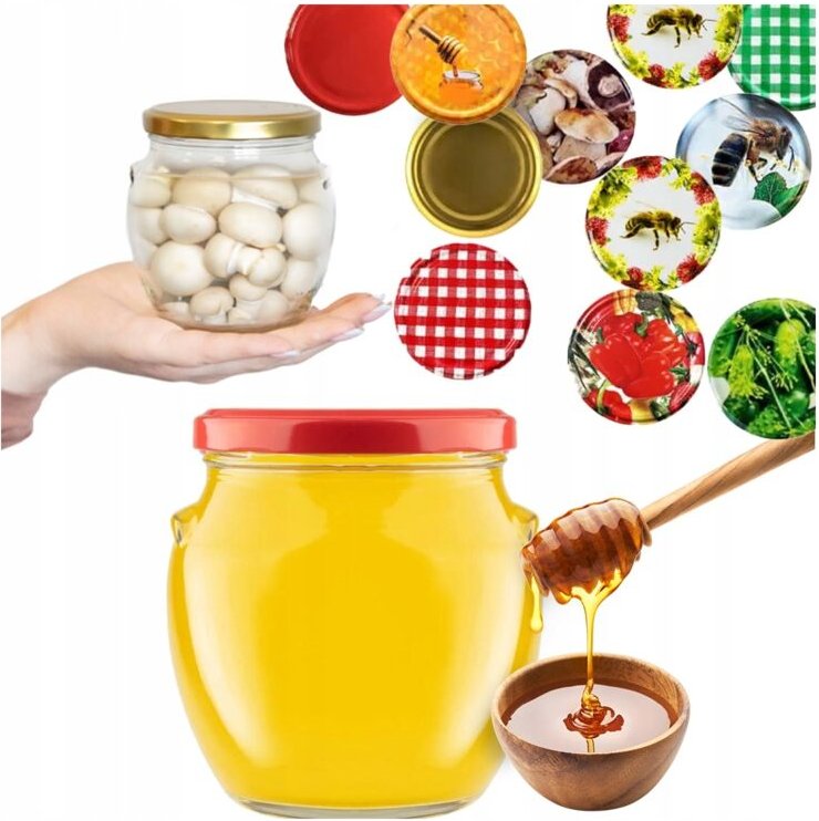 Amphorenglas 520 ml Konfitüre + Deckel