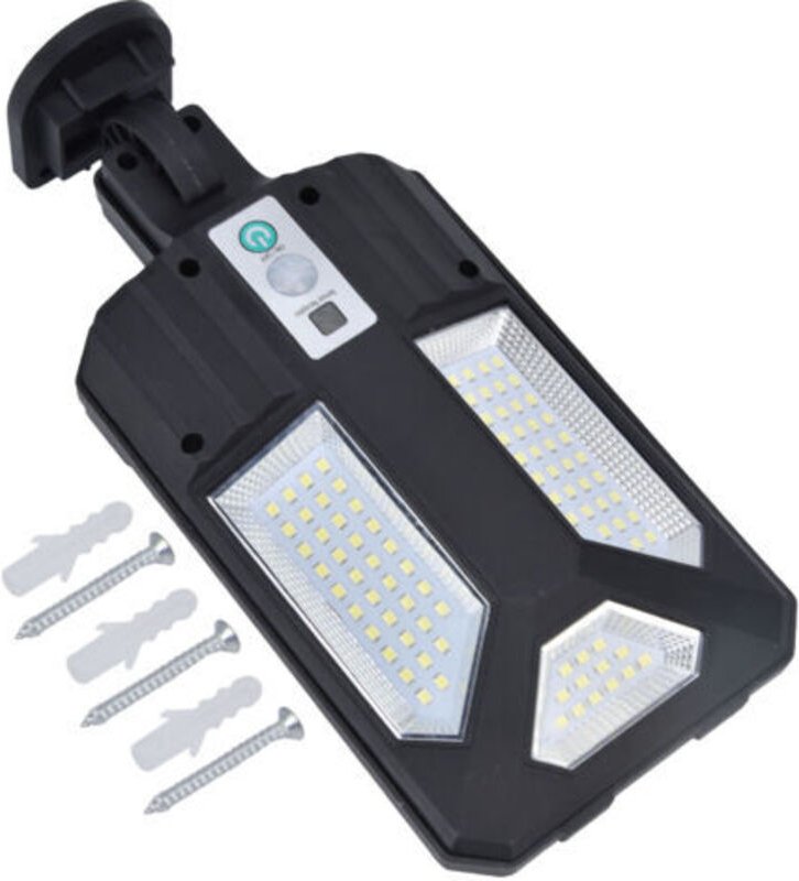 IP65 wasserdichte Solar-Wandleuchte, 87 LEDs, 2400-mAh-Akku, 3000 lm, Bewegungsmelderleuchte für Gartenwege