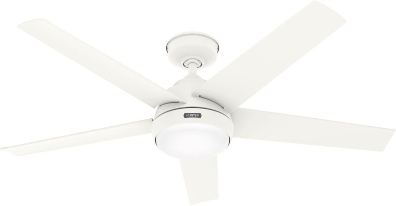 Outdoor Deckenventilator Marina Weiß mit led