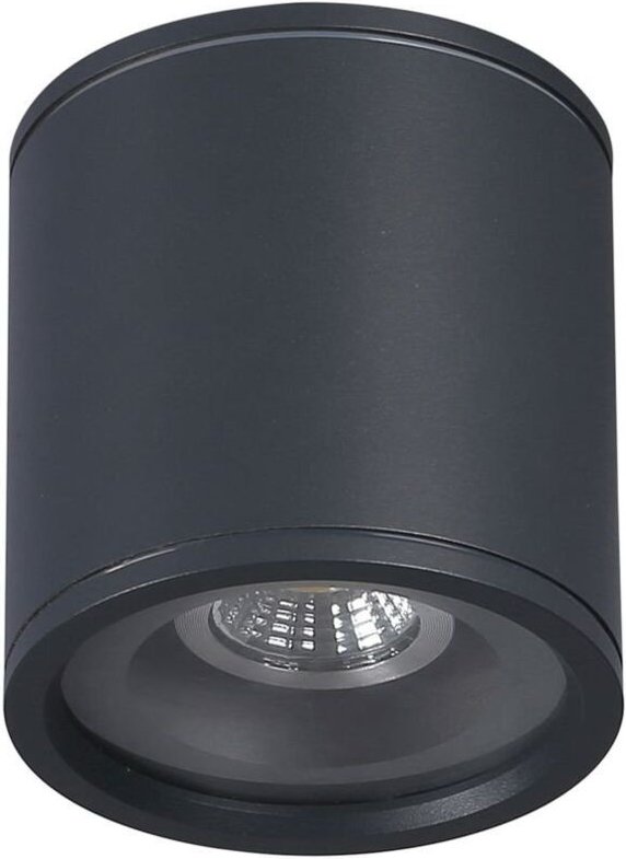 Thumbnail - Downlight Tormi Ip54 1 Gu10 Sandgestrahltes Schwarzes Alu Italux Opn-39039-Bk