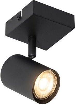 Moderner Strahler schwarz verstellbar quadratisch - Jeana