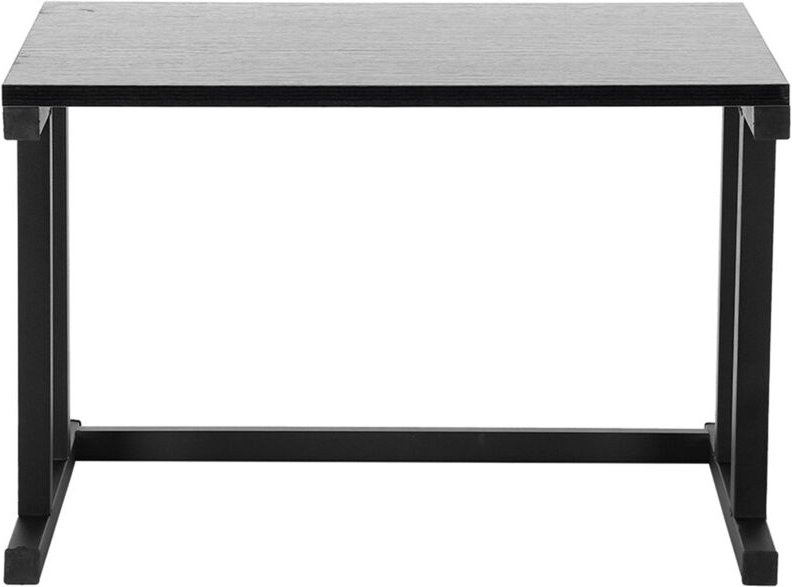 Eosnow Holz-Mikrowellen-Standregal, 2-lagig, Aufbewahrungsregale, Küchenschrank, Thekenregal (schwarz)