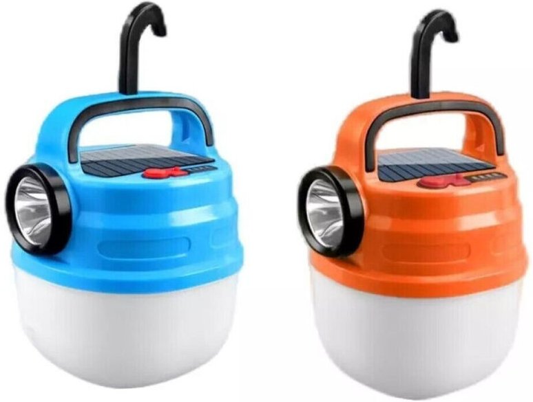 Trade Shop Traesio - Trade Shop - notlampe solar panel wiederaufladbare taschenlampe laterne 80W HB-V80 -