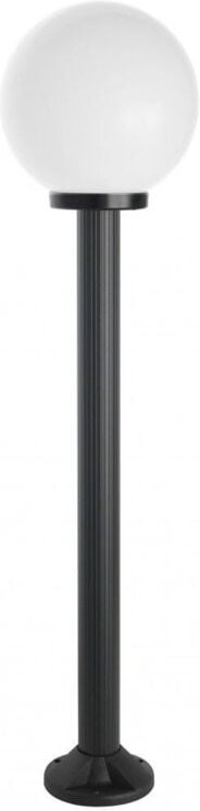 Gartenlampe 125 cm Kugel weiß oder geräuchert 25 cm 1xE27 schwarz IP43 SU-MA Kule K 5002/2/K 250