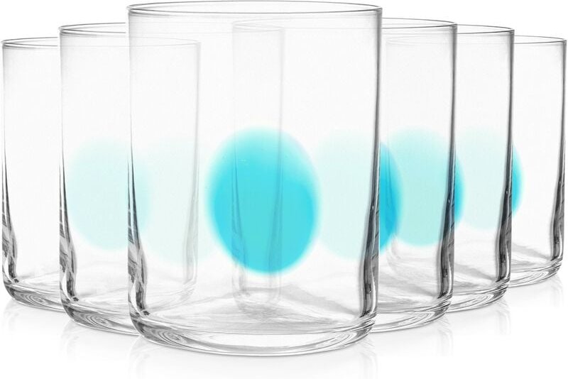 Thumbnail - KONSIMO KROG Trinkglas-Set (6er-Set), transparent / blau
