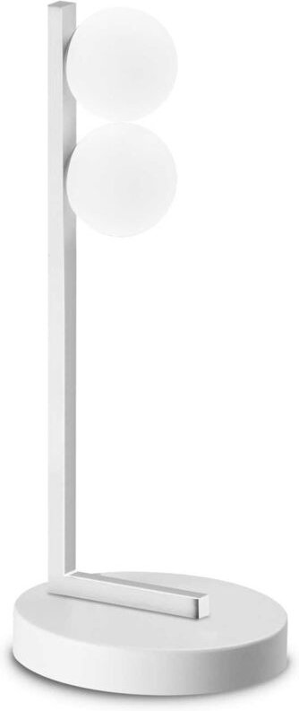 Ping pong 2-Licht-Globus-Tischlampe, Weiß, 500 lm, 3000 k - Ideal Lux