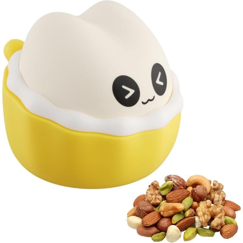 Snackdosen für Kleinkinder, Silikon-Snackdosen für Babys, auslaufsicherer Aufbewahrungsbehälter für Kleinkinder, Sammelb...