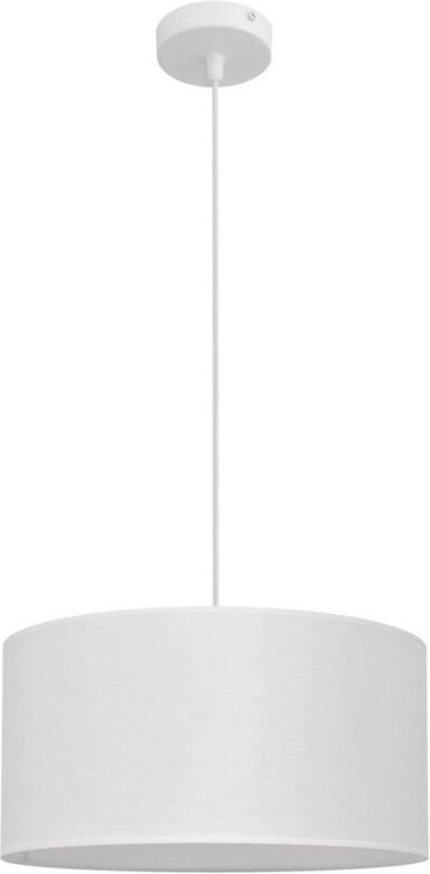 Alba Zylindrische Pendelleuchte Weiß 40cm - Helam