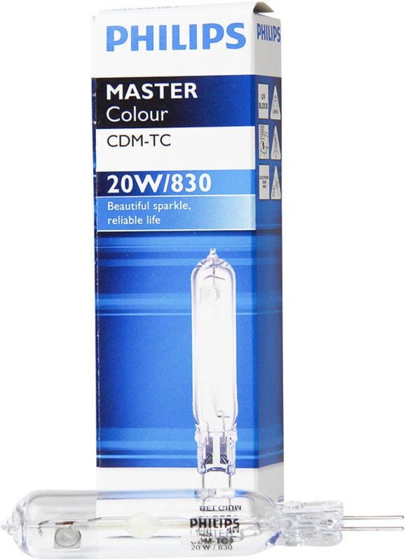 Philips - Master Colour cdm-tc Entladungslampe 20W Sockel G8.5 2980K