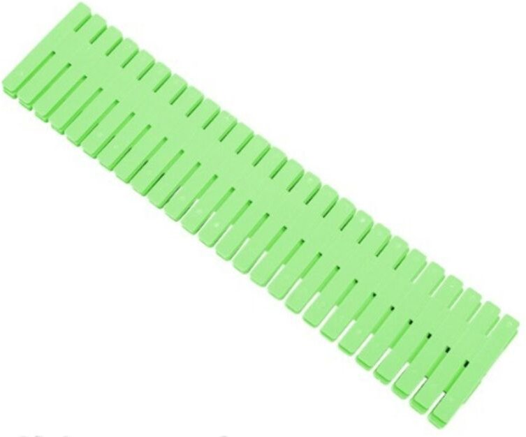 Schubladenorganizer, 24-teiliges, verstellbares Schubladeneinteiler-Set mit Fächern für Unterwäsche, Socken, Bürobedarf ...