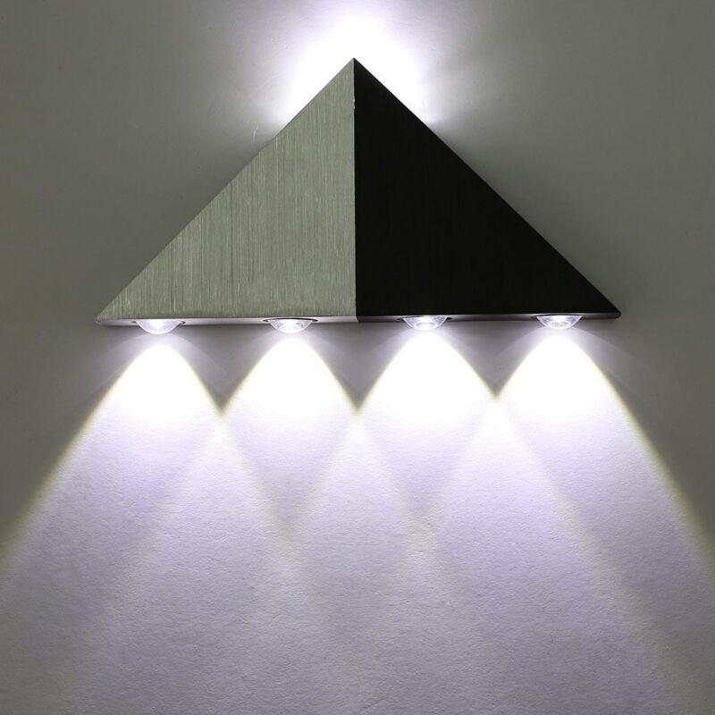 5 W LED-Wandleuchte für den Innenbereich, Dreieckslampe, originelles Design, moderne Aluminium-Dekorationsleuchte für Sc...