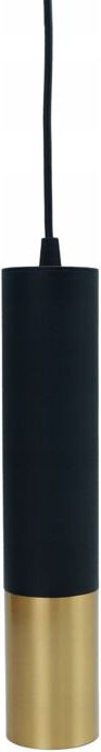 SPOT Hängelampe Röhre GU10 29cm SCHWARZ GOLD