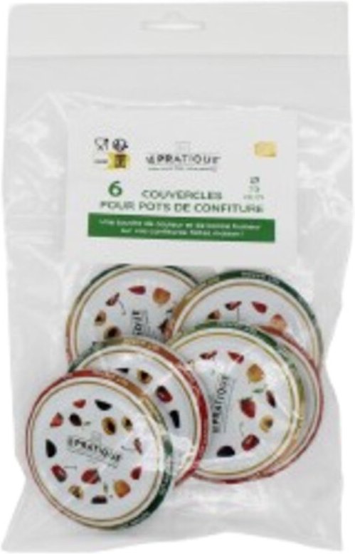 1 Deckel für Marmeladengläser ø70mm Sac.6 - Le Pratique