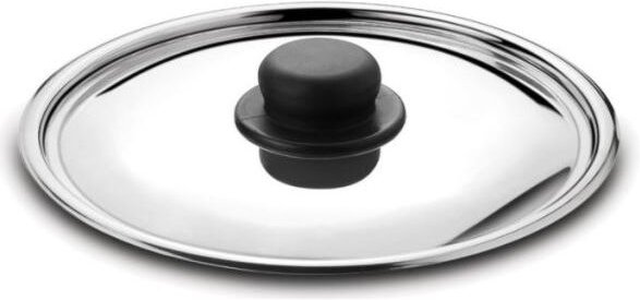 Homegarden - Hochwertiger 28 cm großer Edelstahldeckel für perfekte Abdeckung Ihrer Töpfe und Pfannen.