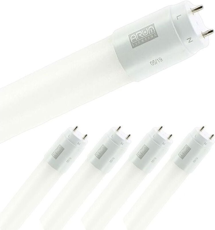 Thumbnail - Arum Lighting - 5 LED-Neonröhren, 18 w, 120 cm, T8, 1850 Lumen, professionell Farbtemperatur: Kaltes Weiß 6000K