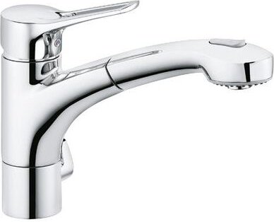 Kludi Spültischmischer m Handbrause u Geräteanschluss verchromt