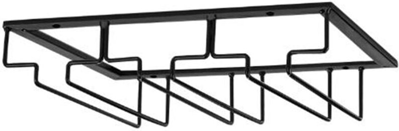 Weinglasregal, Wandregal unter dem Schrank, Weinglashakenregal, Aufbewahrungshaken aus Eisen, Geeignet für die Schrankkü...