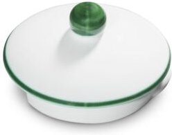 Gmundner Keramik - Grüner Rand, Oberteil Teekanne