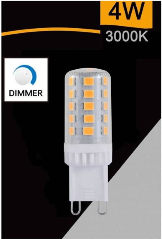 Trade Shop Traesio - Trade Shop - dimmbare smd led glühbirne G9 4W 400LM licht 3000K 4000K 6500K SPARAC-G9-4W-TGE1 -