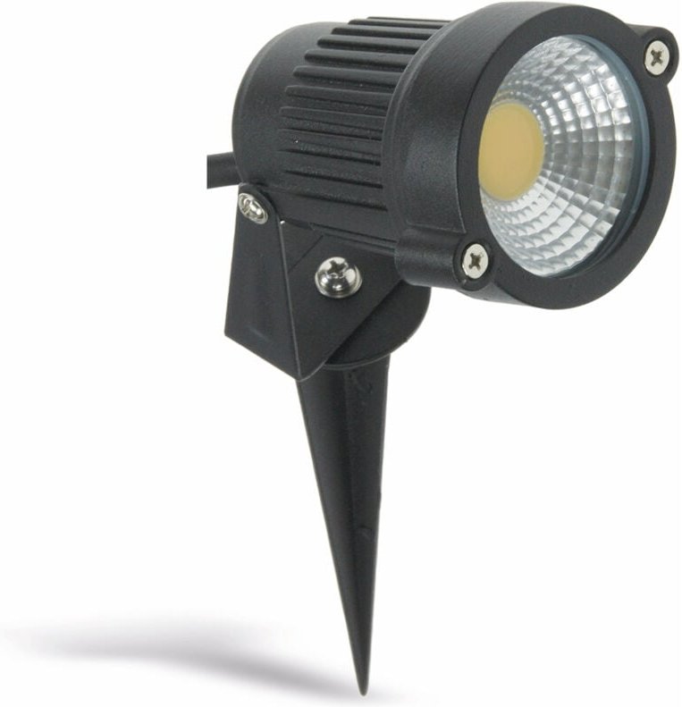 LED-Gartenleuchte CT-GS5 cob, eek: f, 5 w, 430 lm, 2900 k, schwarz - Chilitec