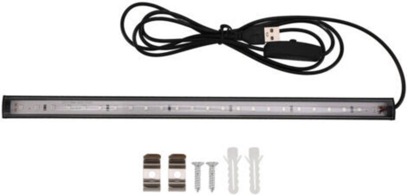 Multifunktionale USB-LED-Schwarzlichtleiste, UV-Schwarzlicht-Streifenröhre für Partys und Schlafzimmer (5 V)