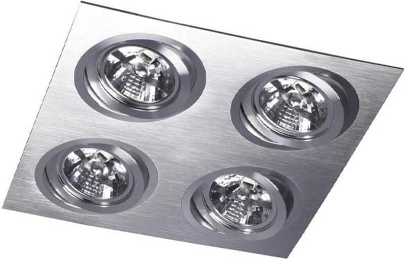 Helium QR111 Aluminium-Einbauring (4 lichter) cr 03-074-00-003