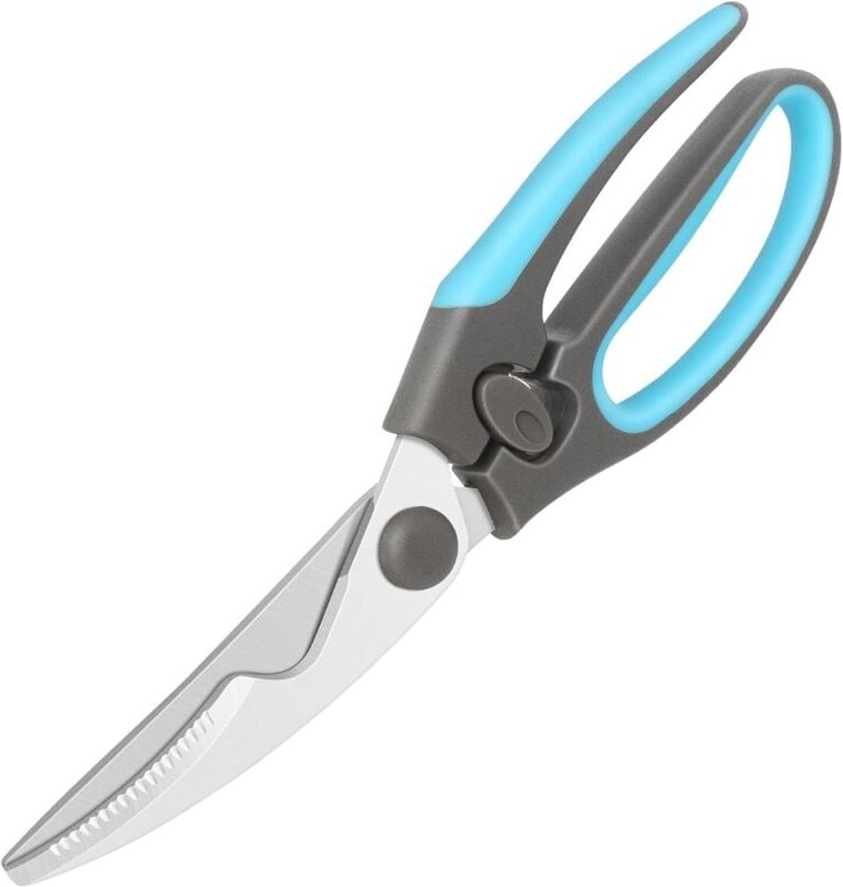 Geflügelschere, robuste Geflügelschere aus Edelstahl mit komfortablem Griff, kraftvolles Schneiden, für den harten Einsa...