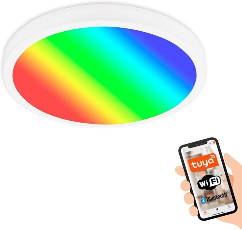 WiFi tuya + Bluetooth rgb/w cct led panel, LED/21W