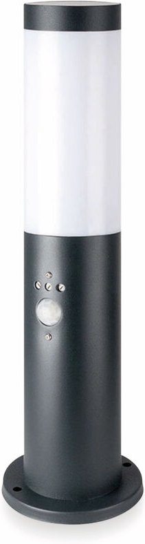 Poller-Außenleuchte VT-838, IP44, E27, PIR-Sensor, Edelstahl, 450mm, VT-8965, grau - V-tac