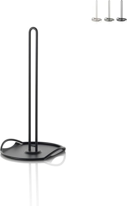 Küchenrollenhalter aus mattem Metall Singe - Schwarz