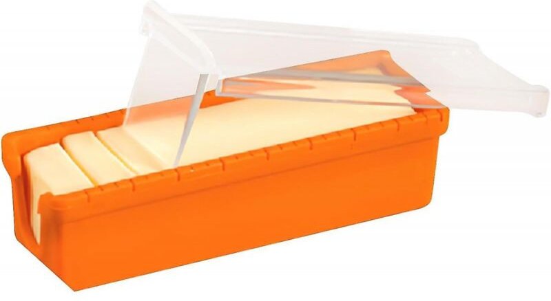 BEBUSINGOTO Butterdose mit Deckel, Butterschneidebox, luftdichter rechteckiger Frischhaltebehälter mit Buttereinsatz für...