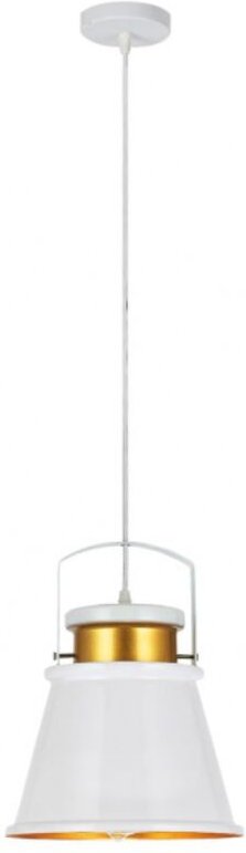 Fabrilamp - Pelikan-Anhänger 1xe27 weiß/gold regx25d