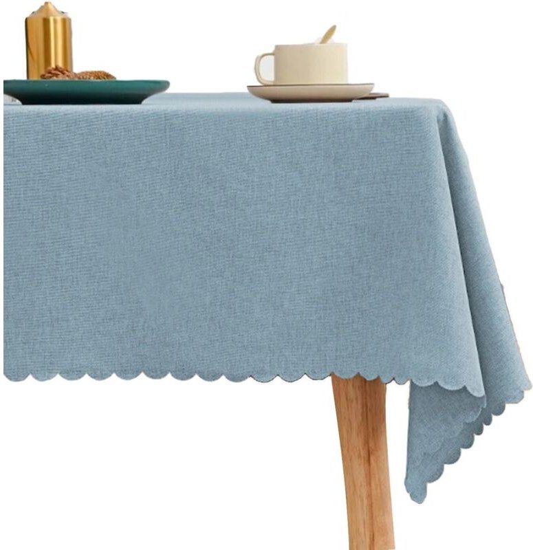 Nappe de grande taille pour tables rectangulaires, nappe imperméable et antitaches, en tissu infroissable, idéale pour l...