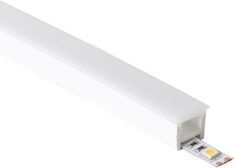 Profil Neon sflex 20x16 vertikale Kurve für led Streifen IP20 bis 12 mm 50 m