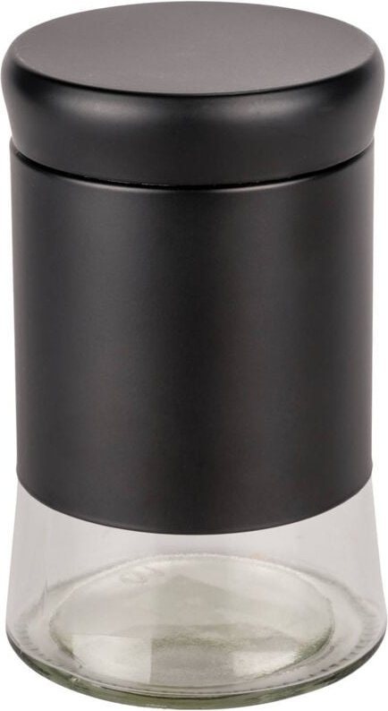 Glasaufbewahrungsdose Vorratsdose Frischhaltedose Deckel Dose Aufbewahrung Boga - schwarz - Wenko