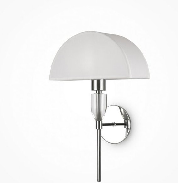 Wandlampe Wandleuchte Wohnzimmerlampe Schlafzimmerlampe Metall Chrom E27 Fassung