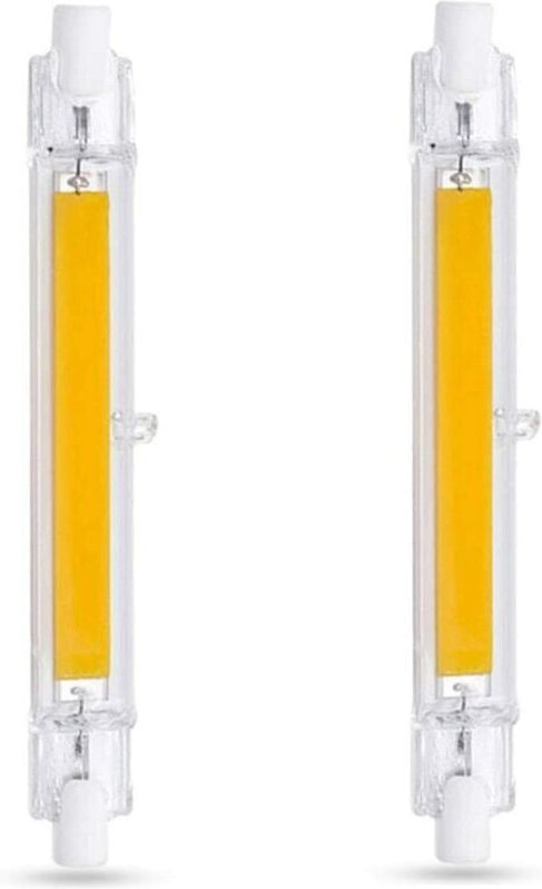 2er-Pack R7S 118mm 13W LED-Lampen, Kaltweiß 6000K, 1000lm, entspricht R7S J118 80W 100W Halogen, nicht dimmbar