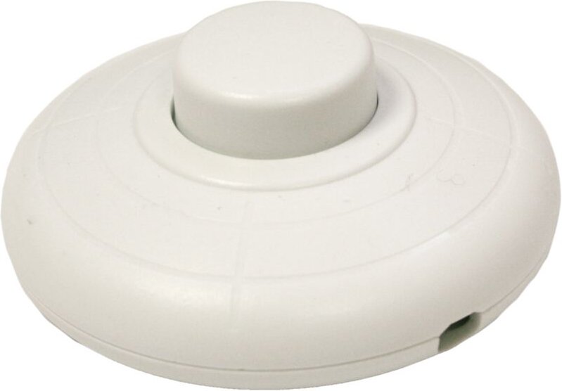 Fußschalter 2A/250V Farbe white Electro Dh 11.645/B 8430552118670