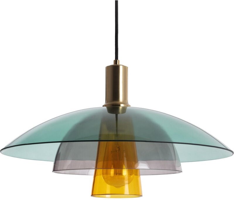 Pendelleuchte aus Glas Dolly Mehrfarbig