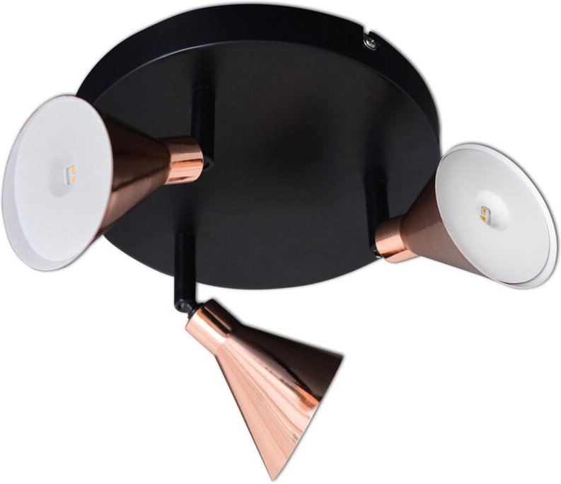 Naeve COPPER LED-Deckenstrahler-Cluster 3000K