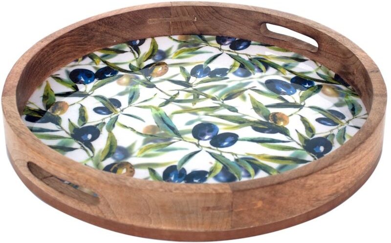 Zen Et Ethnique - Signes Grimalt Küchenschale Boxen und Tabletts mit Rundschalen -Boxen und Tabletts 5x35x35cm 25183