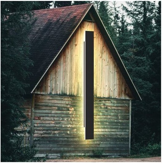 Wandlampe led Wandleuchte Aussen: 100CM Außenlampe 26W 4000K Außenleuchte Wand Modern Schwarz Außenwandleuchte IP65 Wass...