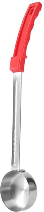Tlily - Pizzaaufstrich Saucenkelle Gummigriff Flacher Boden KüChe KochlöFfel Edelstahl MesslöFfel SuppenlöFfel -2 Oz
