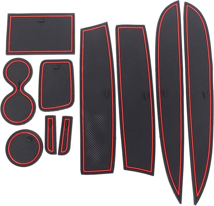 10Pcs Nut Matte für 4 Innen Dekoration Anti-Slip Tor Slot Cup Pad